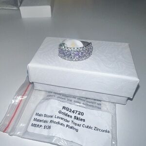 Golden Skies Lavender Topaz Ring